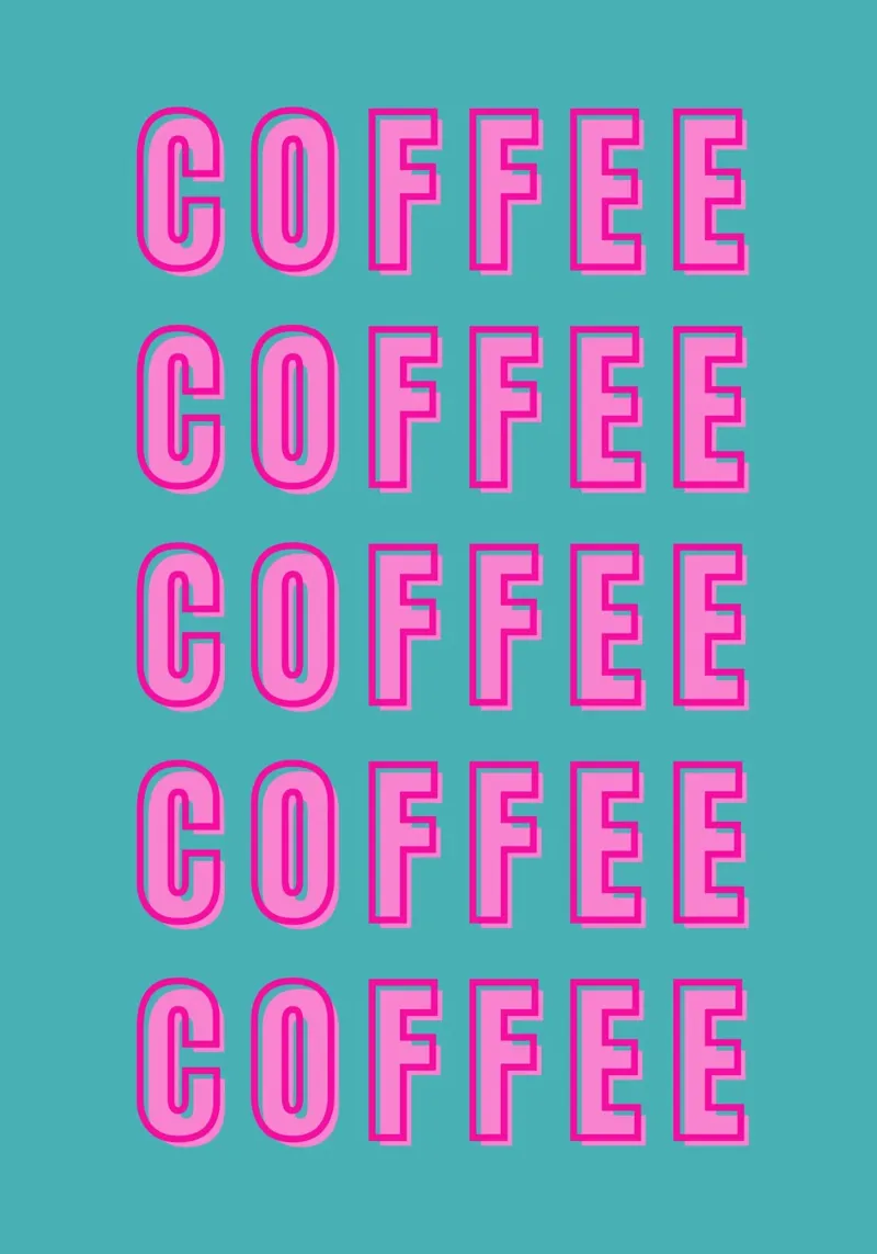 Coffee acrylic glass by DigiWunderwerk