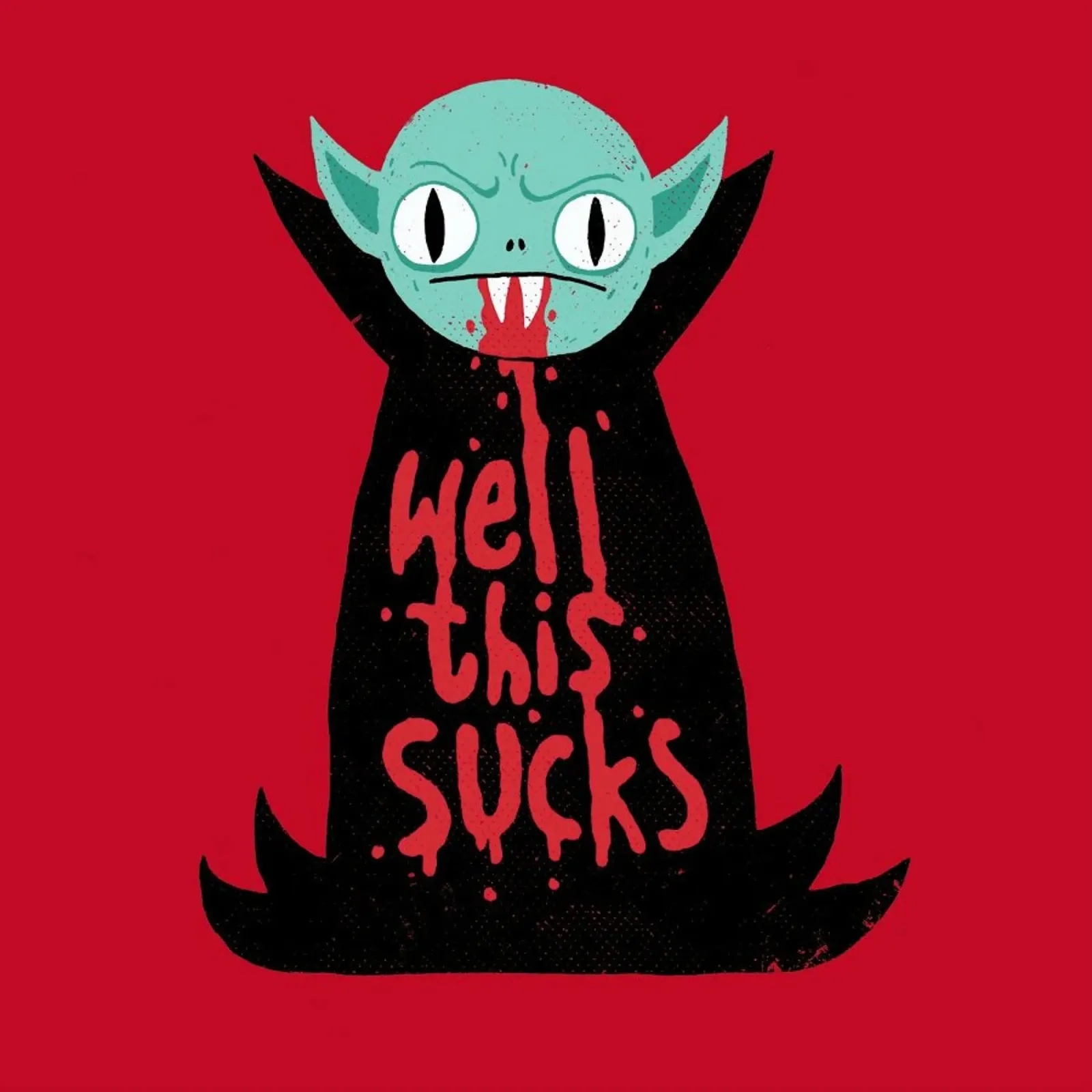 Well This Sucks poster con telaio in plastica da DinoMike