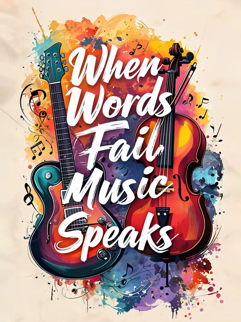 Quando le parole falliscono, la musica parla. poster da 🥝 KIWI STORE