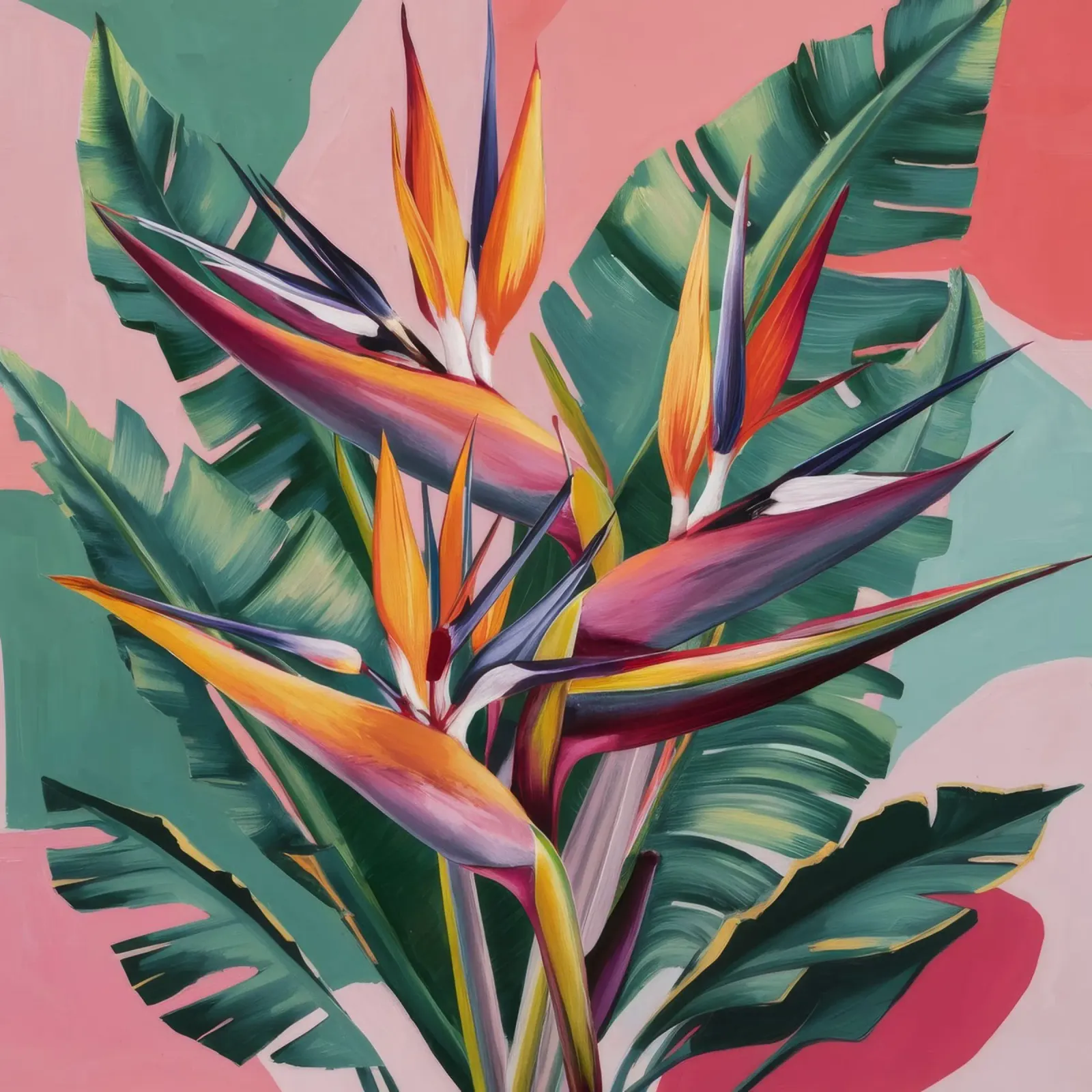 Elegant Botanical Display canvas by Ebony Carpenter
