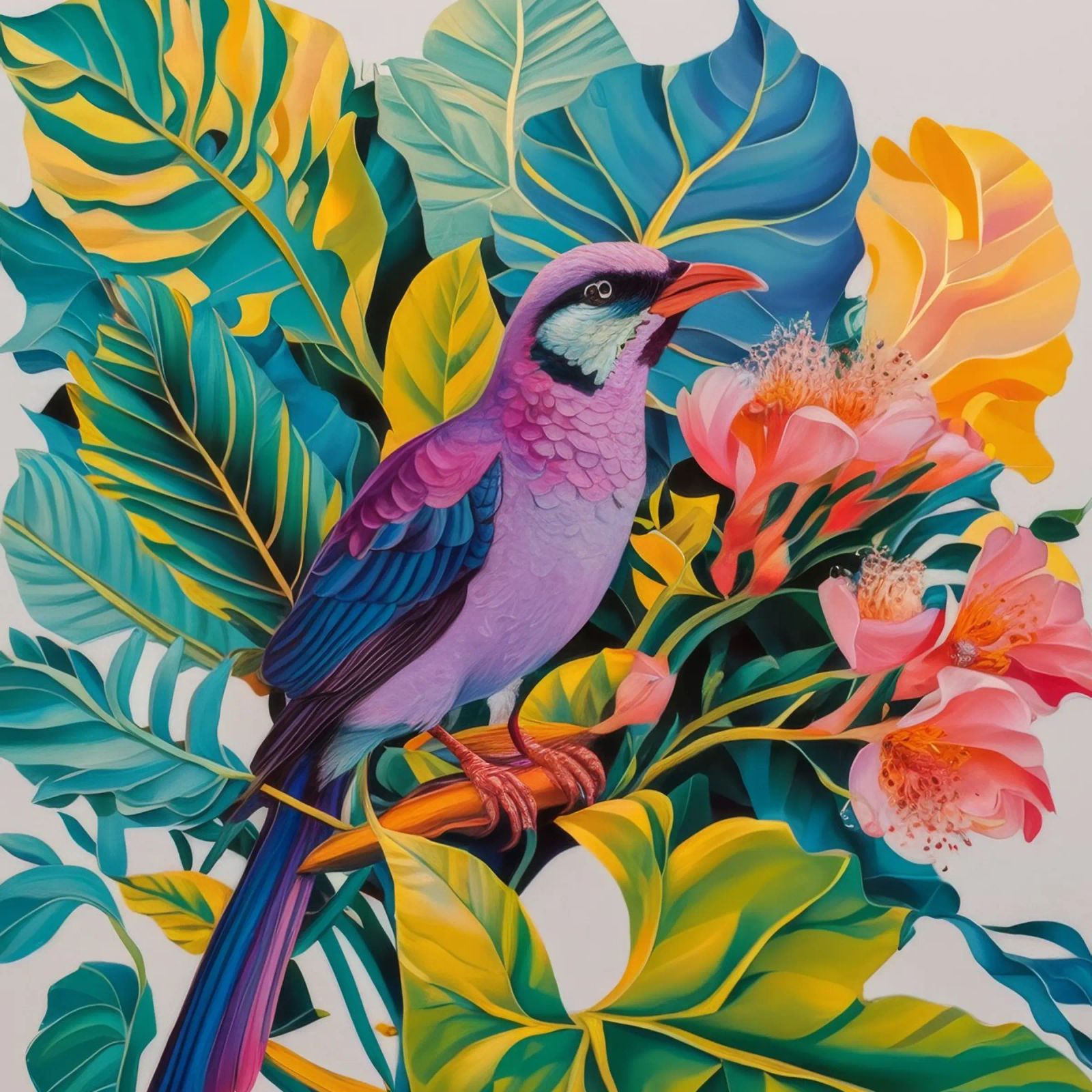 Exotic Bird Paradise poster by Ebony Carpenter