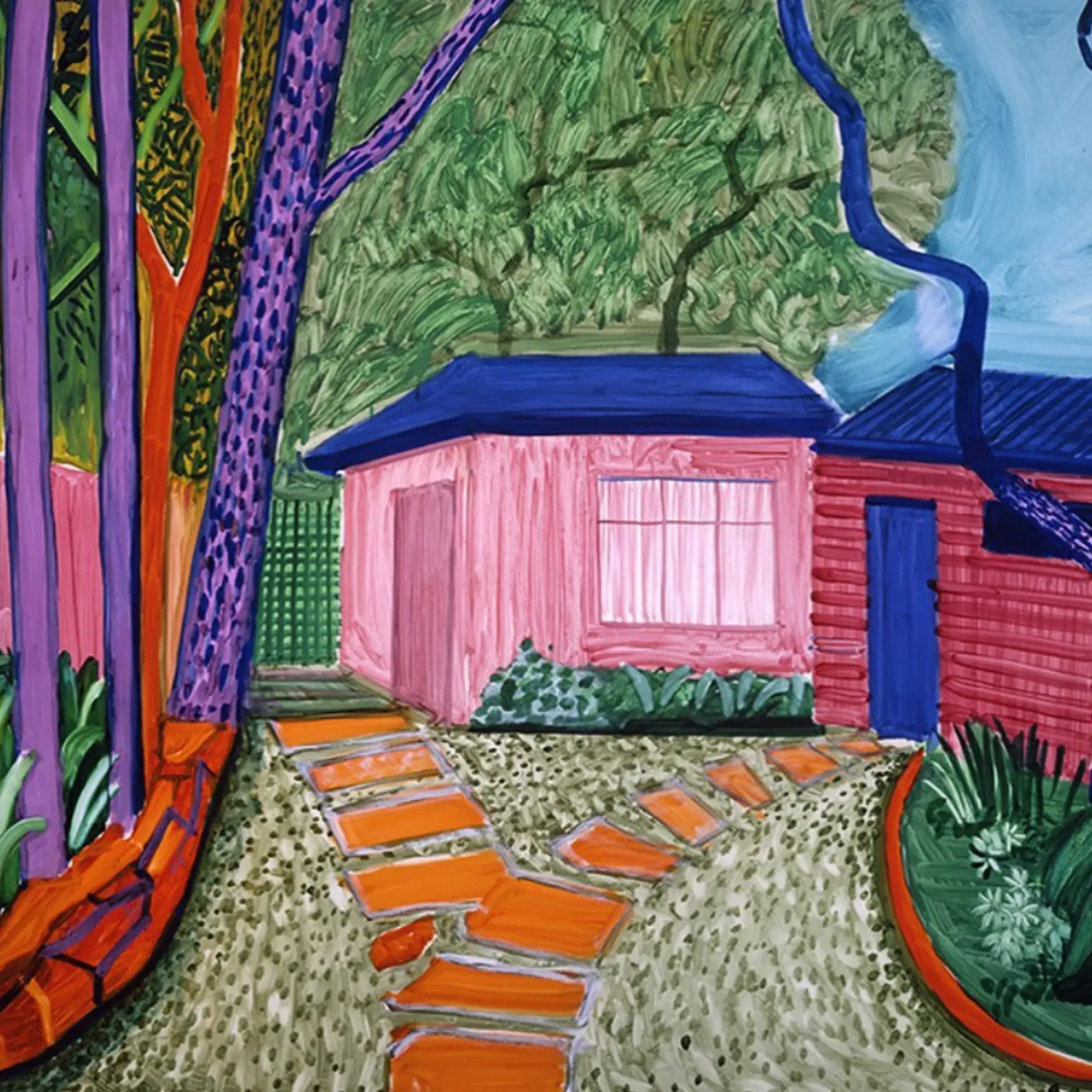 Guest House Garden II , 2001 pellicola backlit da khanrosie