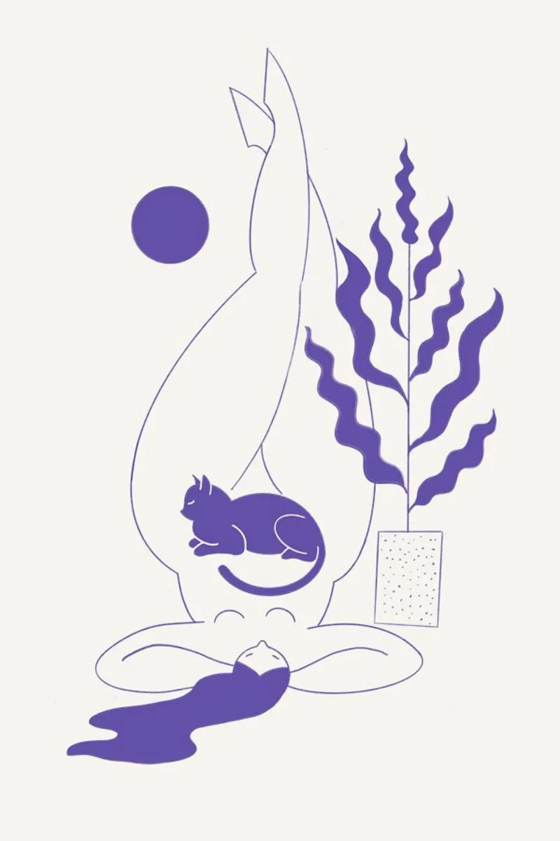 Don't Mind Me Pantone poster con telaio in plastica da Pure