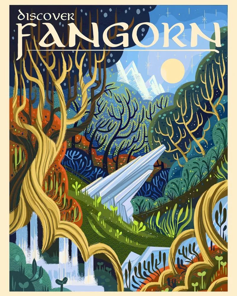 Scoprire Fangorn pellicola backlit da Alice Slatera