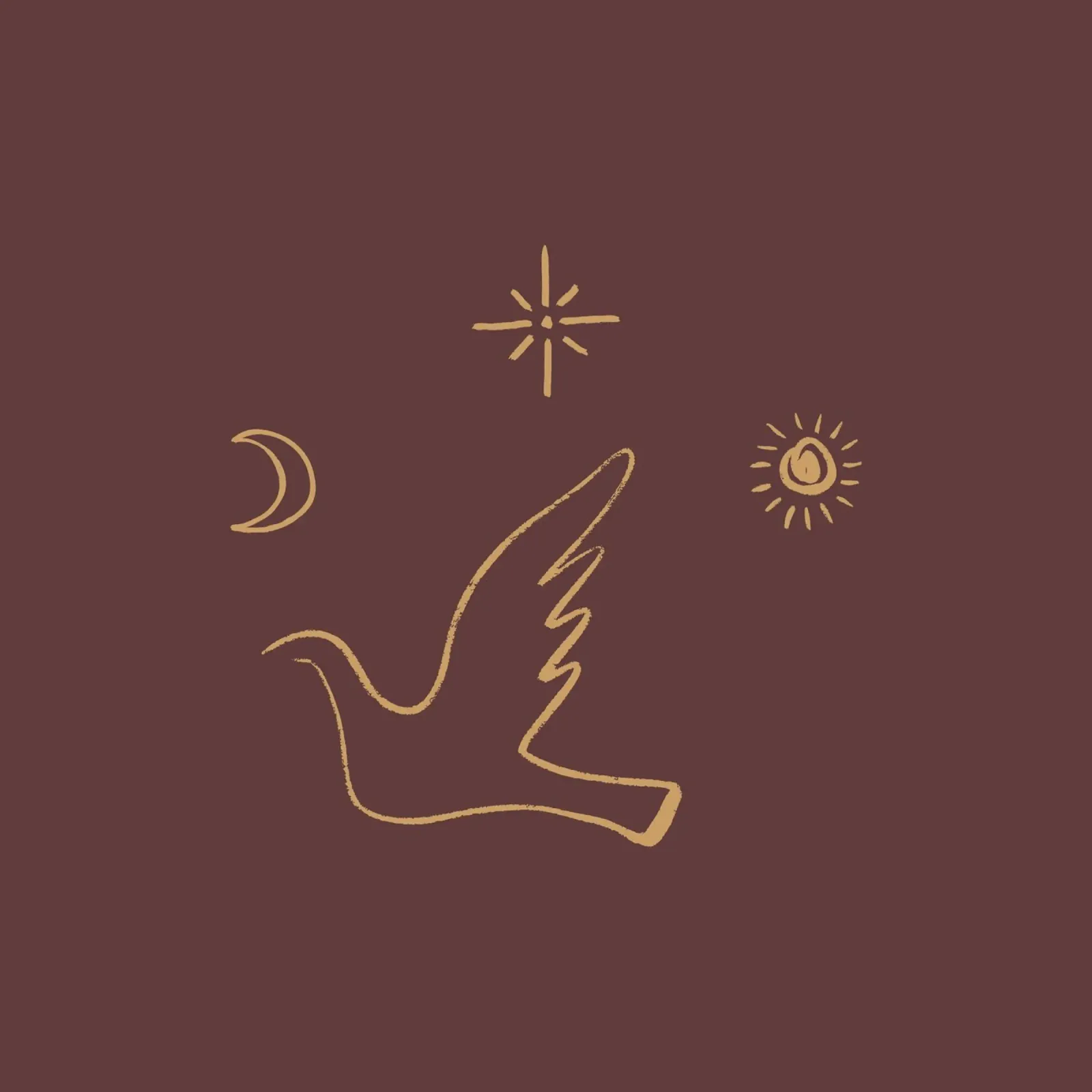 Calm Line No 02 canvas van treechild