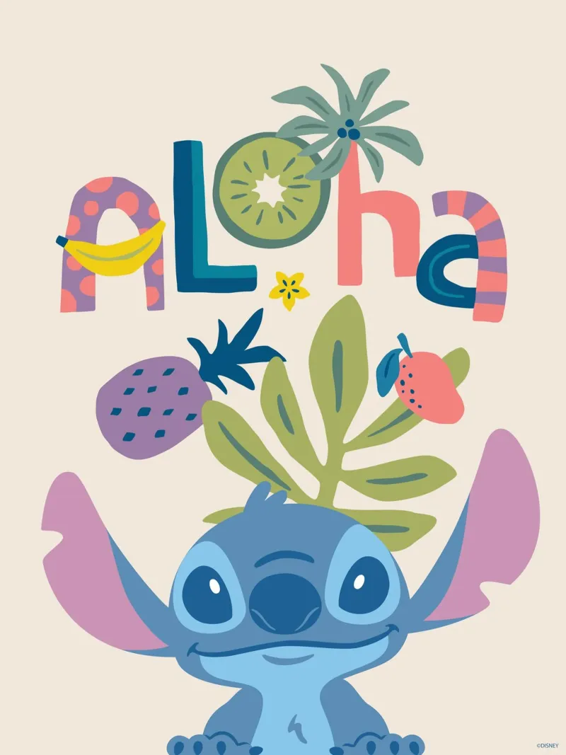 Stitch aloha II acrylic glass by Stitch