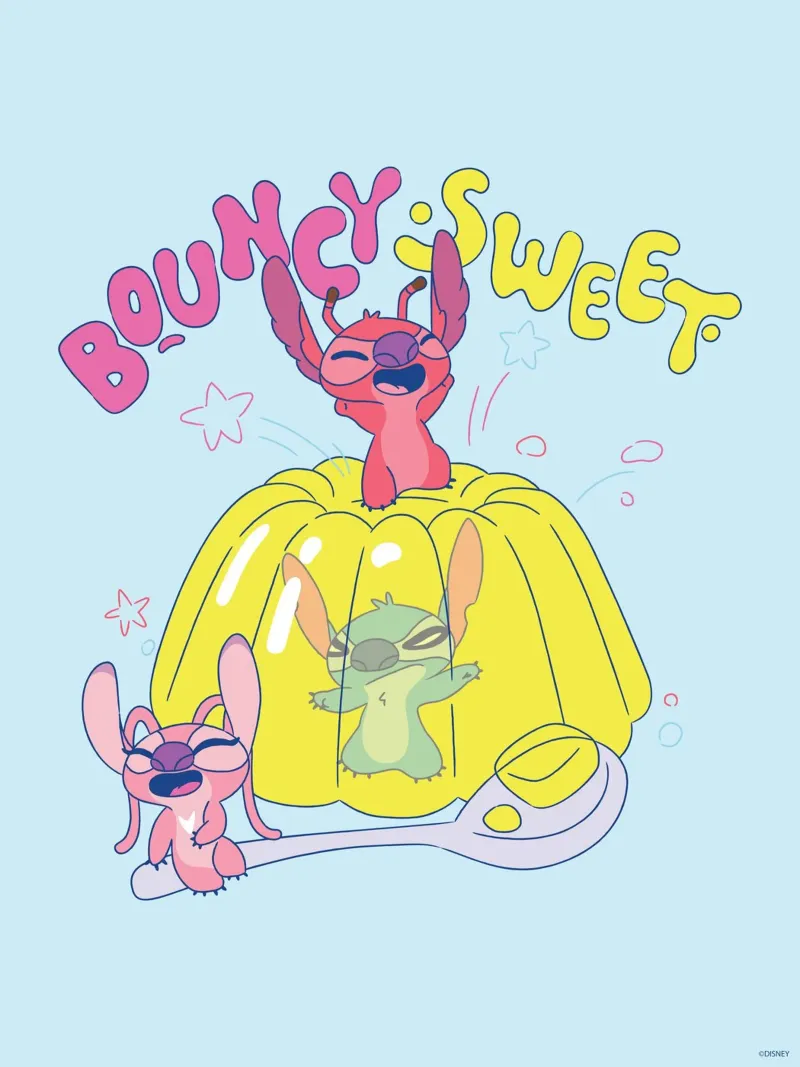 Stitch - Bouncy sweet pannello forex da Stitch
