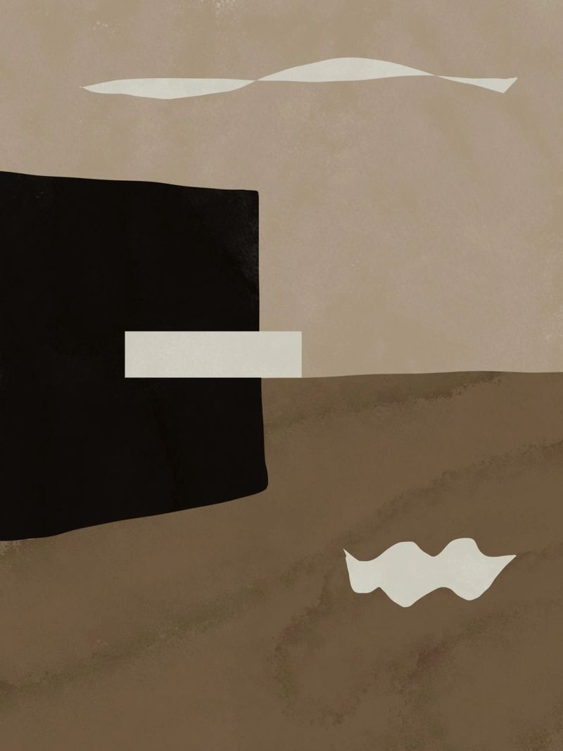 Ispo minimal neutral abstract pellicola backlit da Little Dean