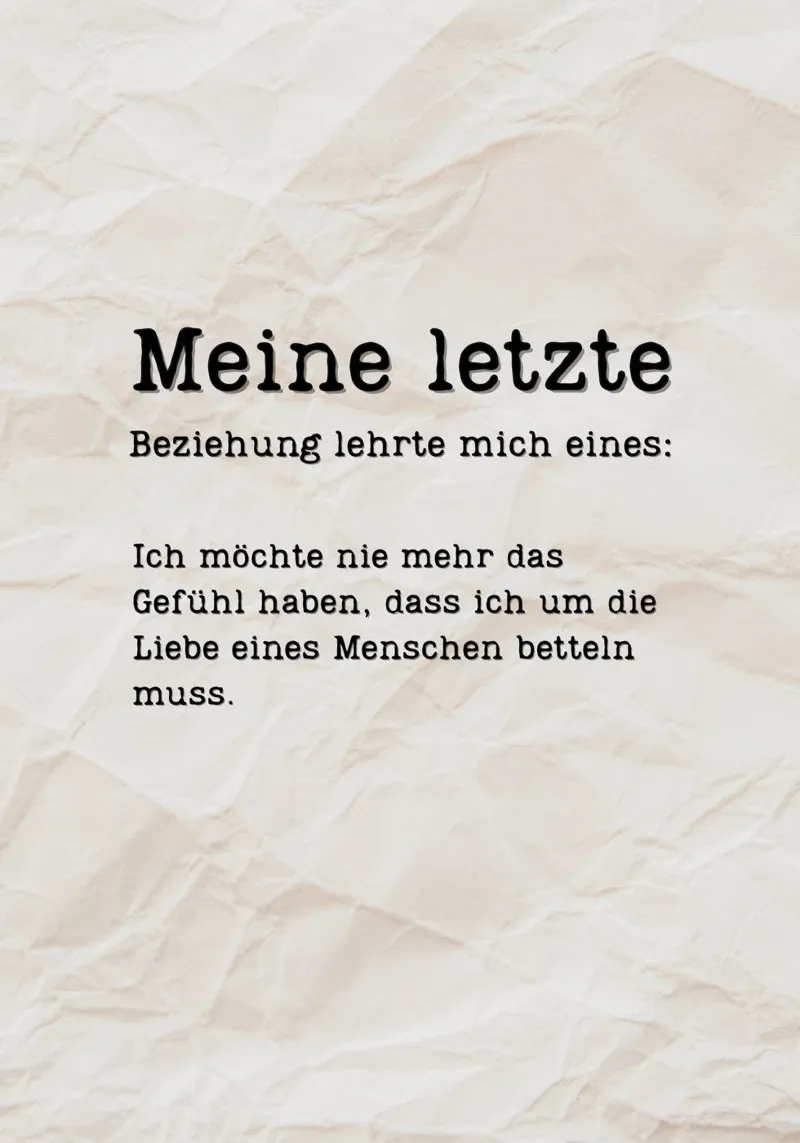 MEINE LETZTE… poster con telaio in alluminio da Einfach Uebel