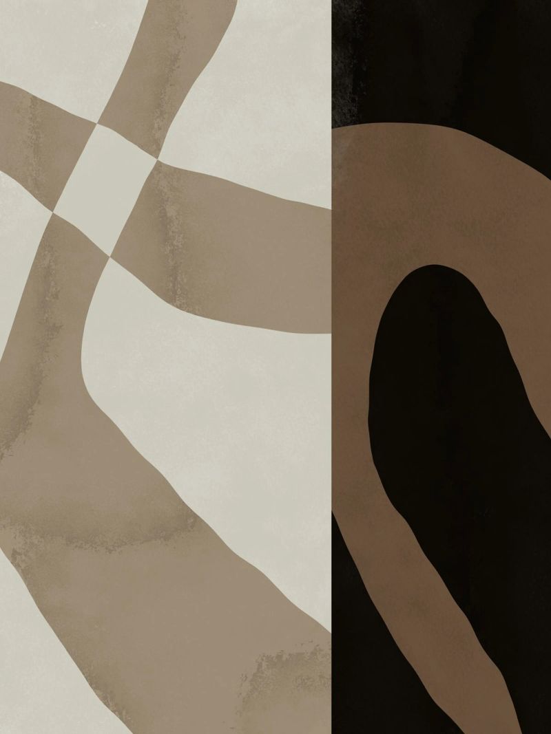 Ispo minimal neutral abstract 06 pellicola backlit da Little Dean