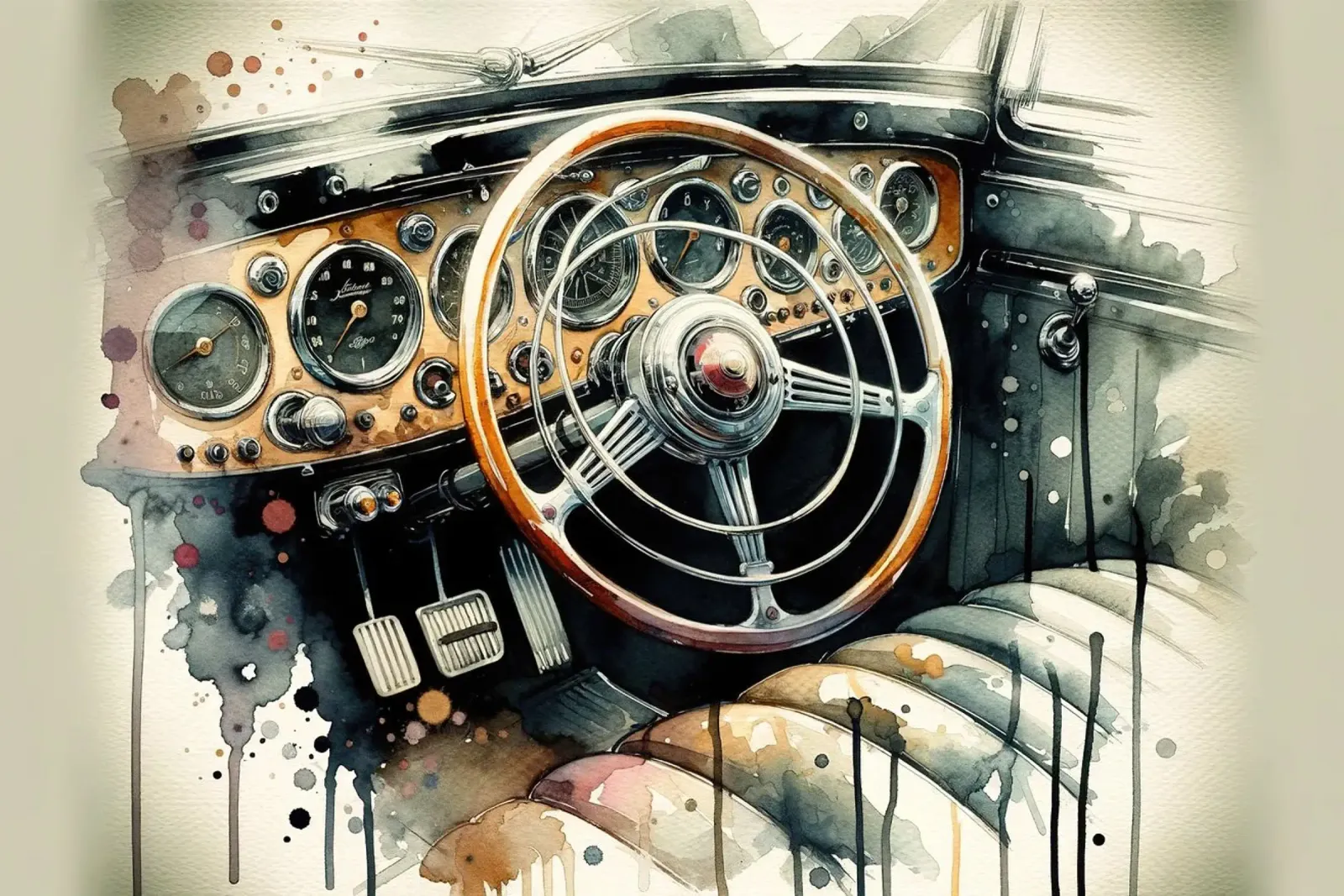 L'eleganza di un'epoca classica poster da Chromatic Fusion Studio
