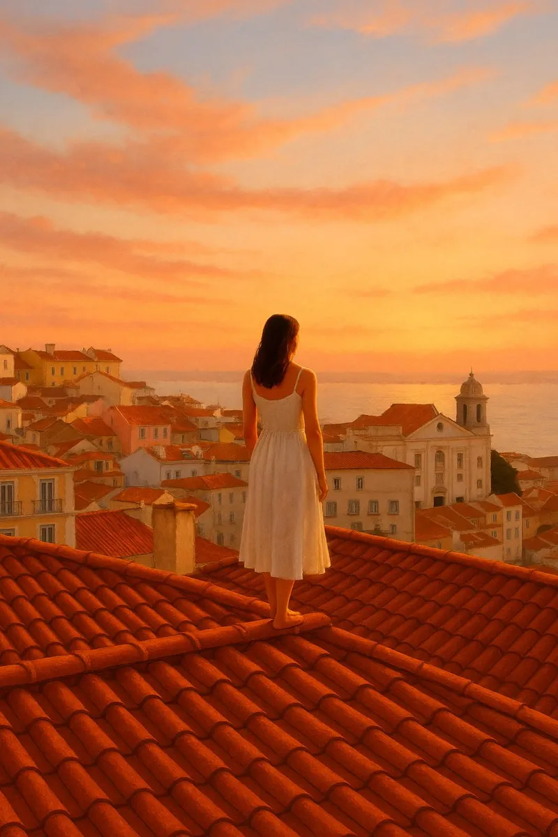Sunset Rooftops poster da Mosaic Dialogue