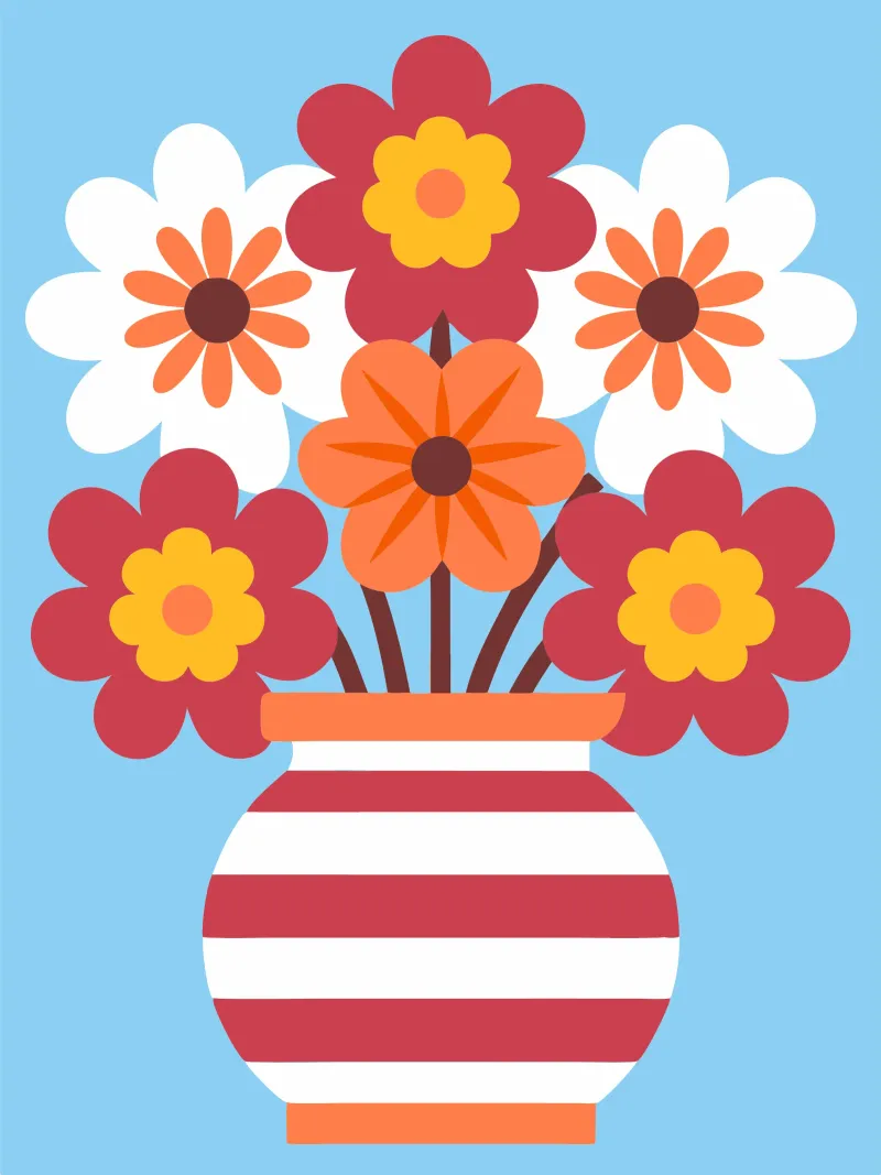 Fiori in vaso carta hahnemühle da FLOWER PLACE SHOP