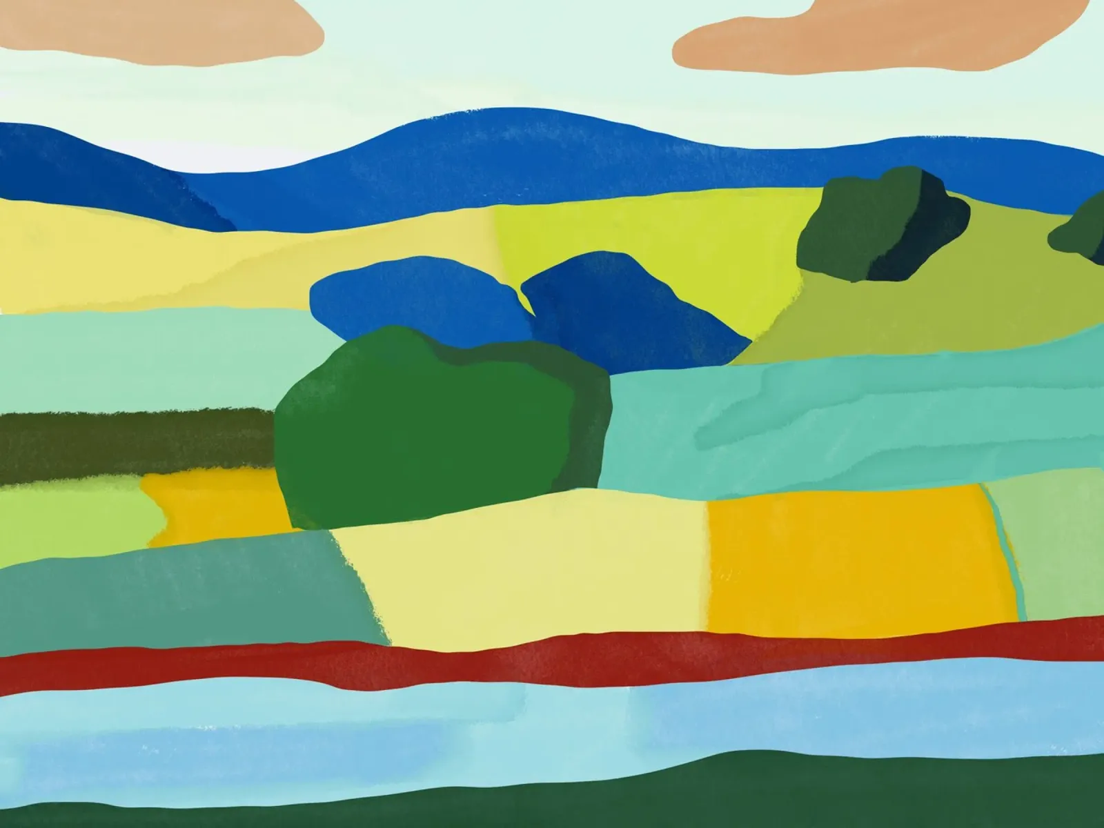 Land of many colors hahnemühle by Little Dean