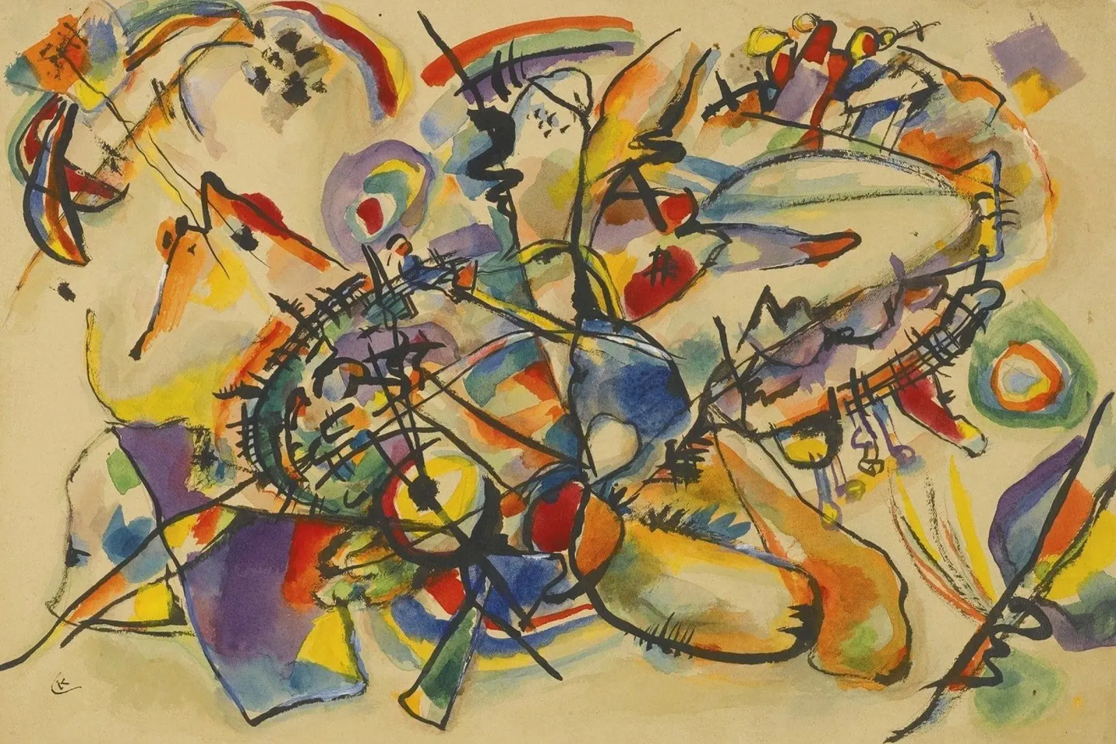 Wassily Kandinsky pellicola backlit da Maegan