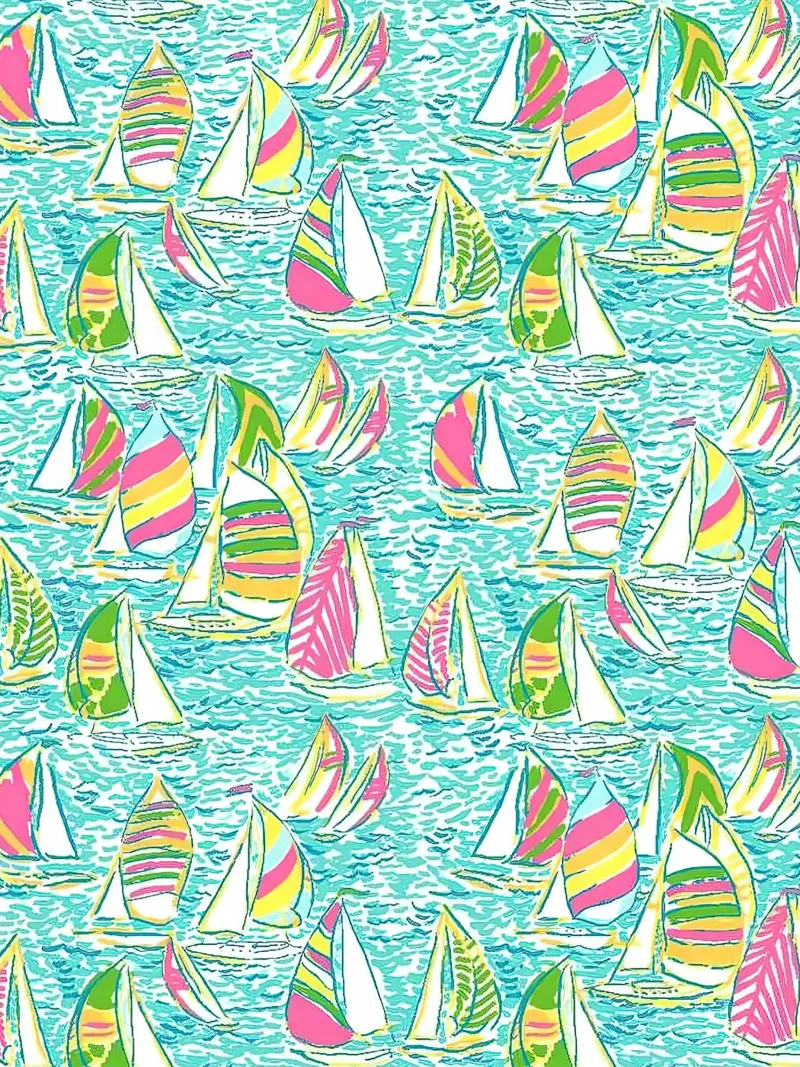 Barca Lilly Pulitzer pellicola backlit da Queenshop
