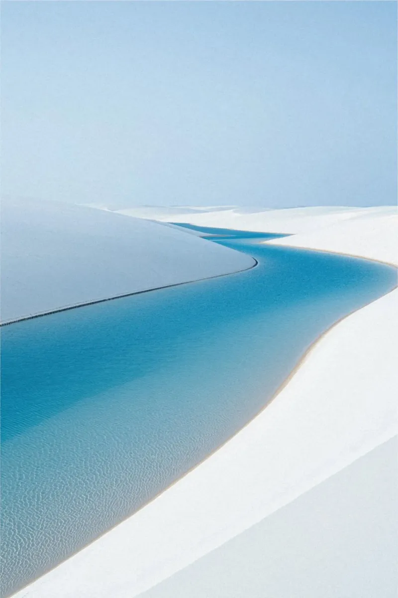 Lagune blu pellicola backlit da Indigo Tides Art