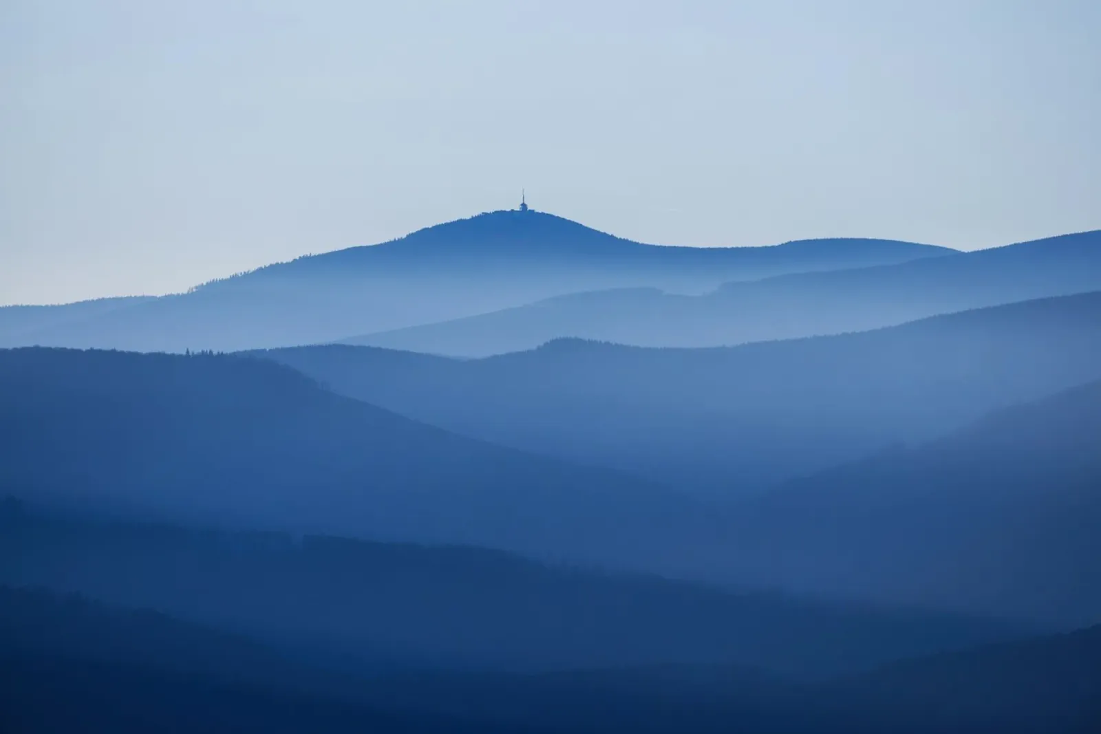 gradienti di montagna pellicola backlit da Bleu