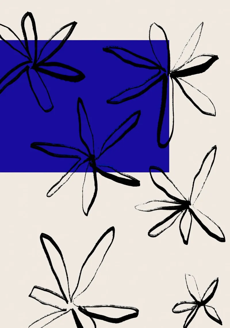 Blooming petals No 04 pannello forex da treechild