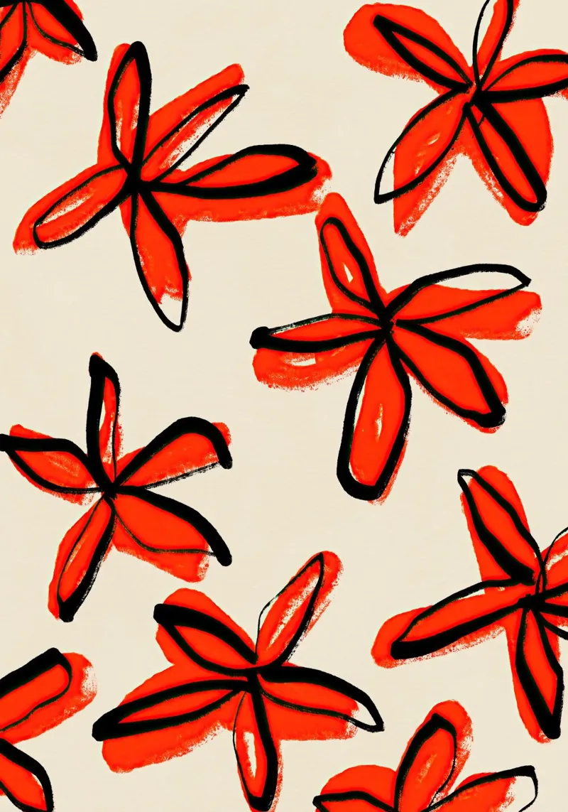 Blooming Petals No 03 carta hahnemühle da treechild