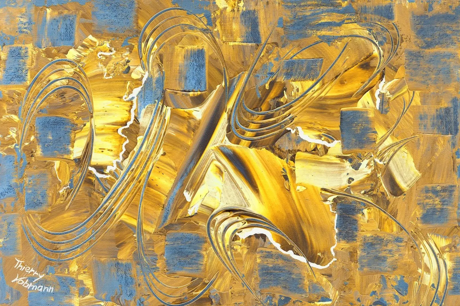 IDEAL GIFT 38 invers pellicola backlit da Thierry Vobmann Abstract painting