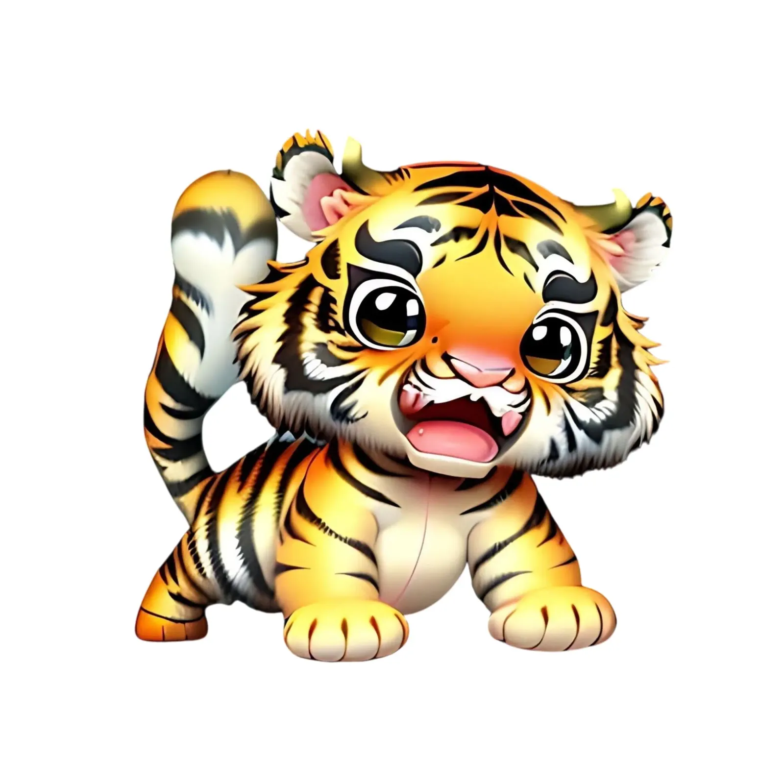 Tigre, cucciolo di tigre carta hahnemühle da Tierisch bunt by LK