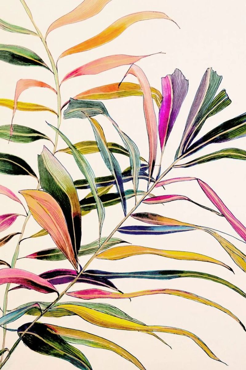 Palm acryl van Leigh Viner