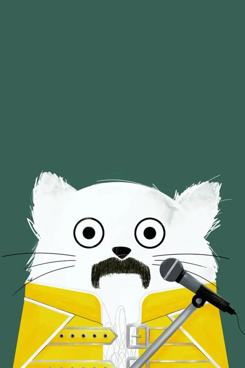 Cat Freddie carta hahnemühle da Doozal