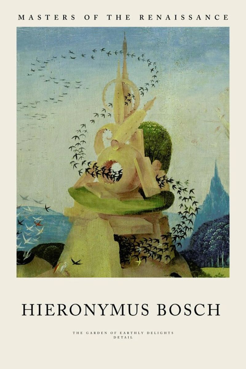 Bosch - The Garden of Earthly Delights Detail II poster de Vintage by JUNIQE
