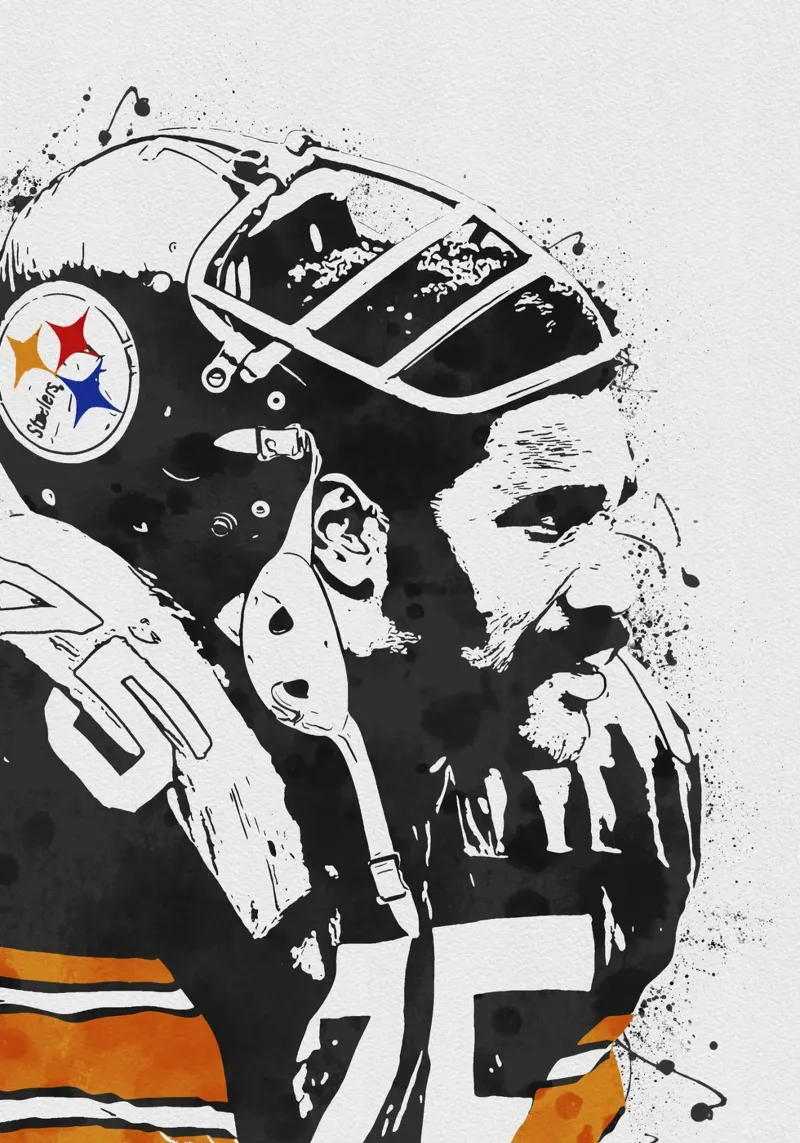 Mean Joe Greene pellicola backlit da tenten