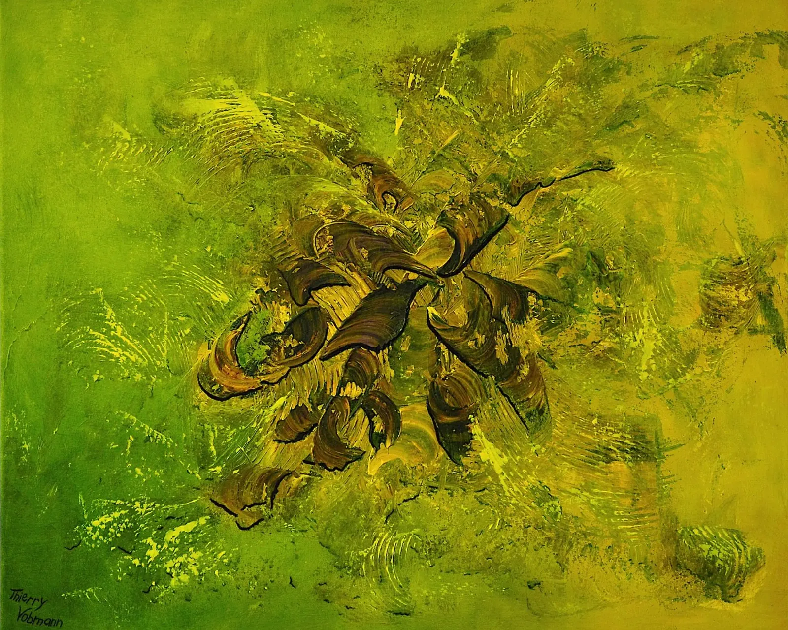 HAPPY NEW YEAR. pellicola backlit da Thierry Vobmann Abstract painting