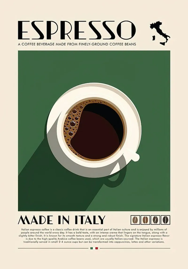 Espresso Made in Italy Hahnemühle von Mildred Store