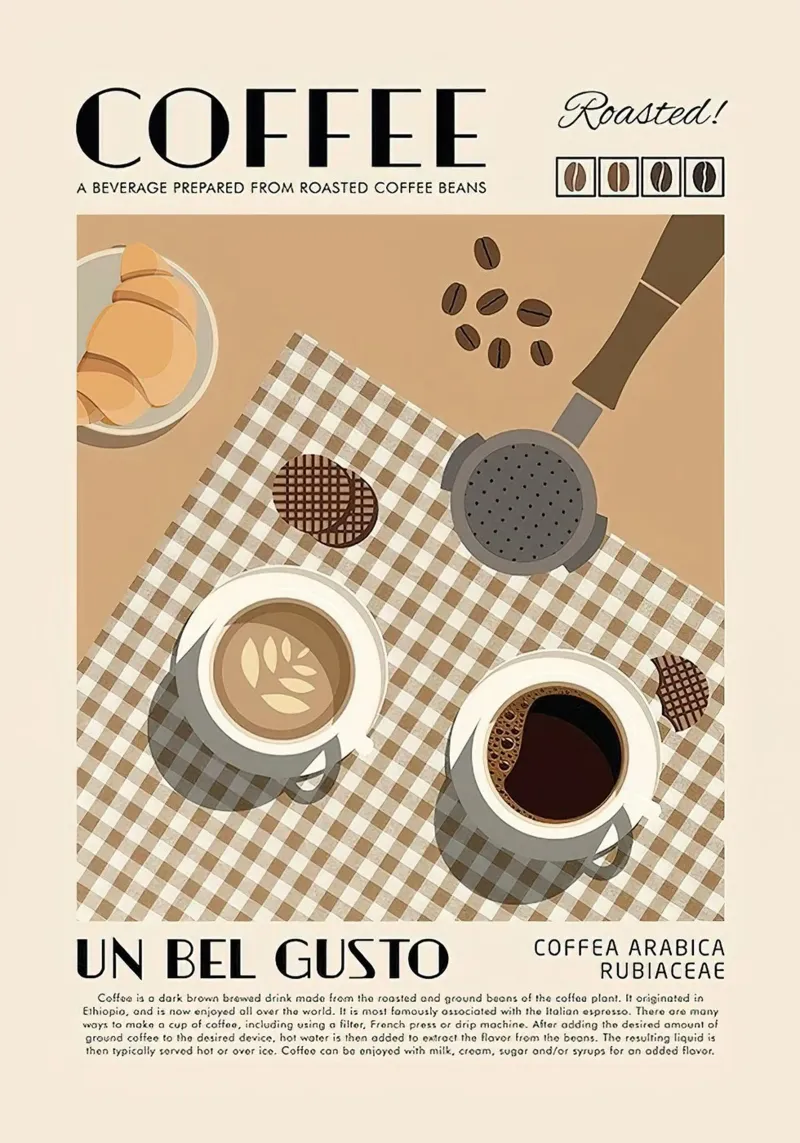 Coffee Un Bel Gusto pellicola backlit da Mildred Store