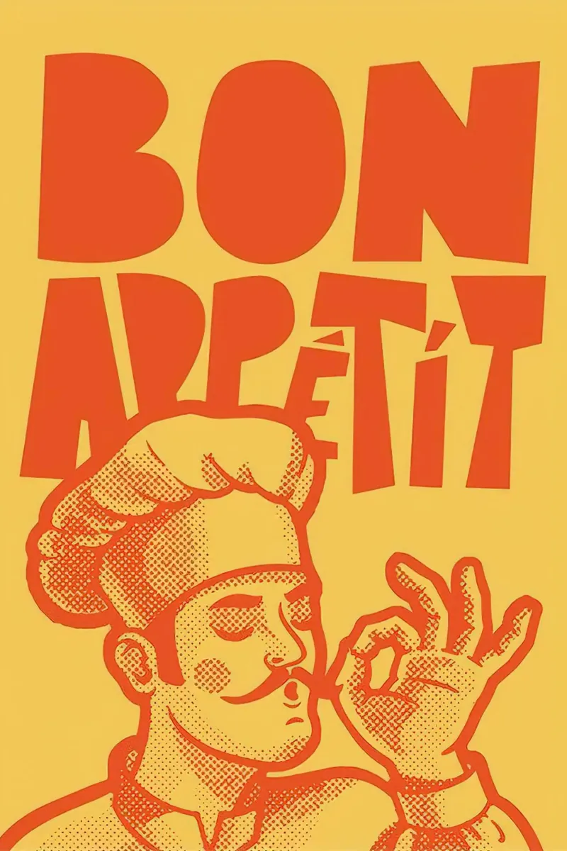 Bon Appetit dello chef plexiglass da Mildred Store