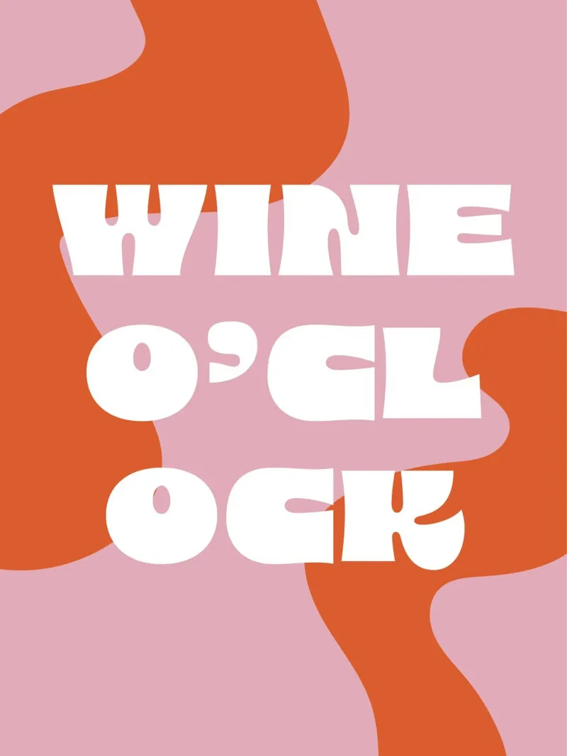 Wine o´clock pellicola backlit da we line studio - art