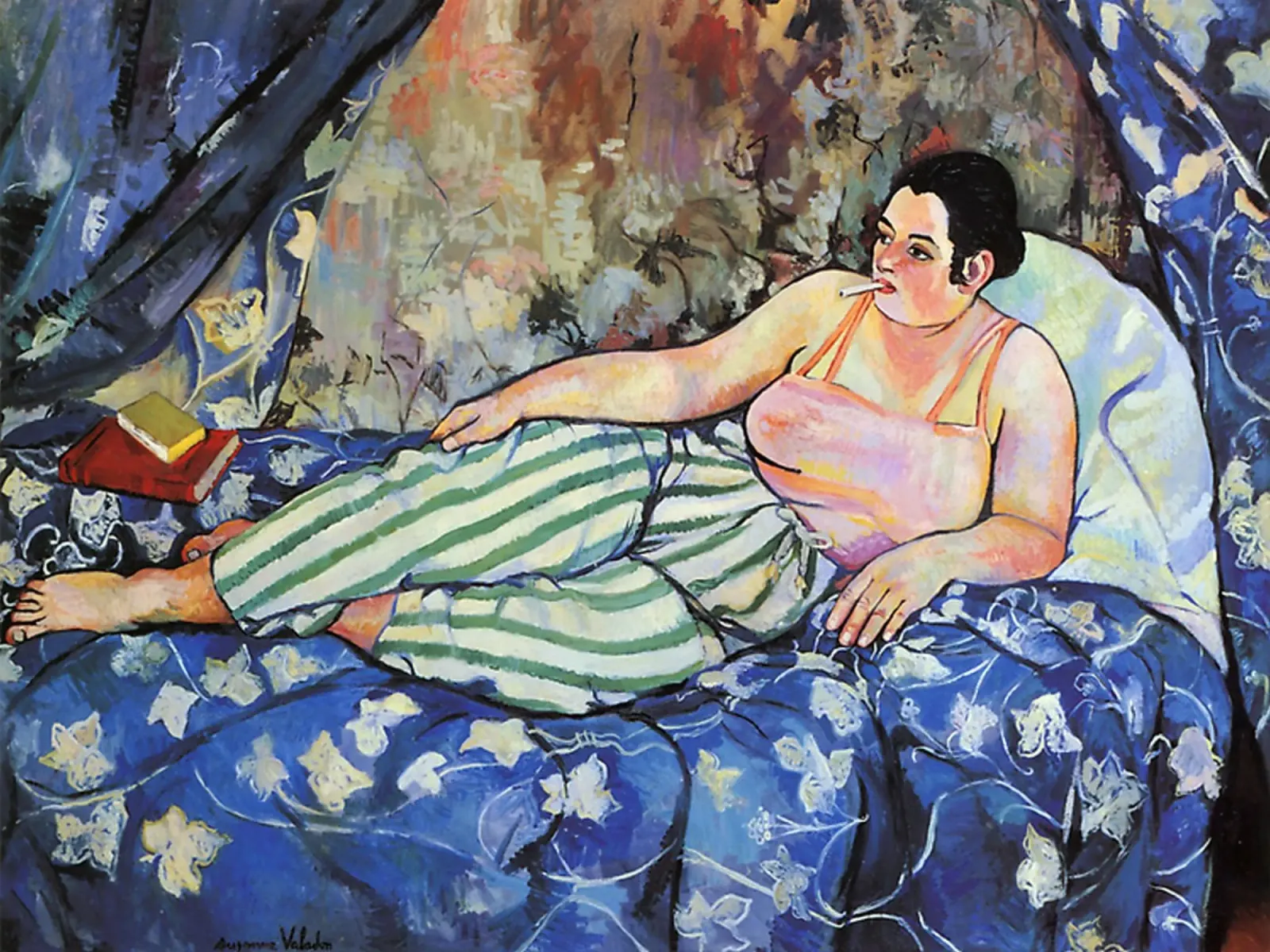 Suzanne Valadon - The Blue Room (1923) carta hahnemühle da Art Company