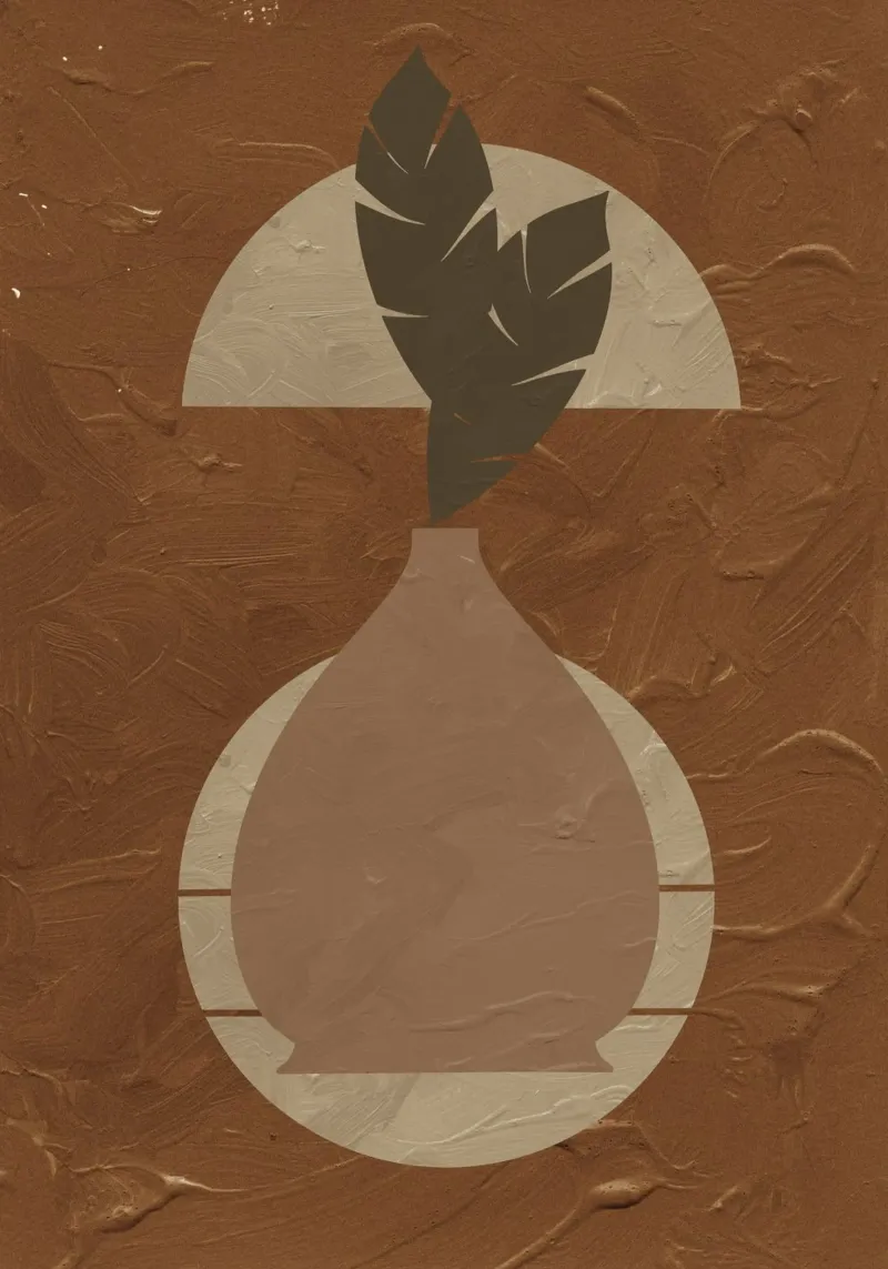 Terracotta Line No 02 plexiglass da treechild