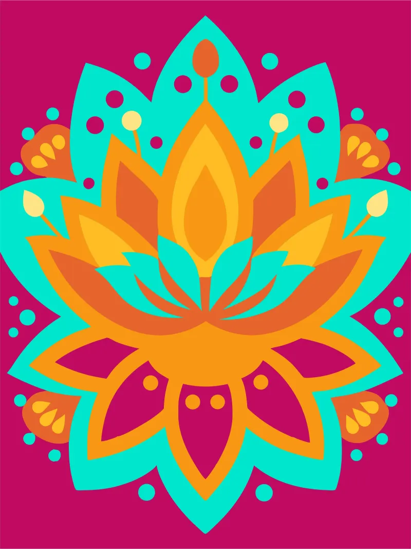 Fiore di loto poster da FLOWER PLACE SHOP