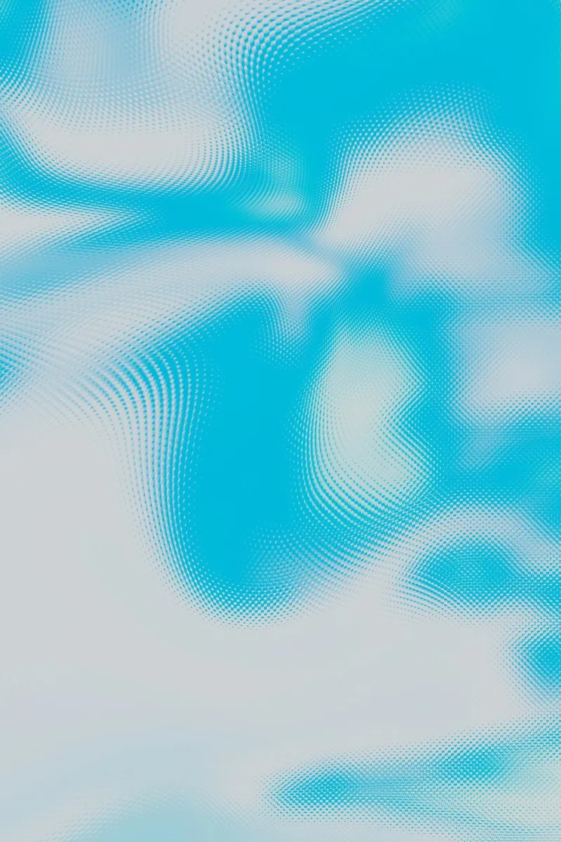 abstract swirls canvas by Bleu