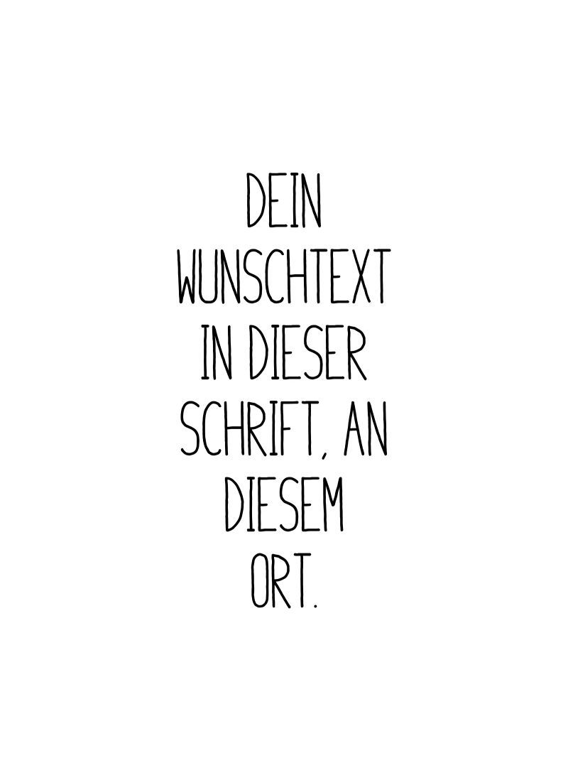 Wunschtext in schwarz weiß pellicola backlit da WORTSPIEL