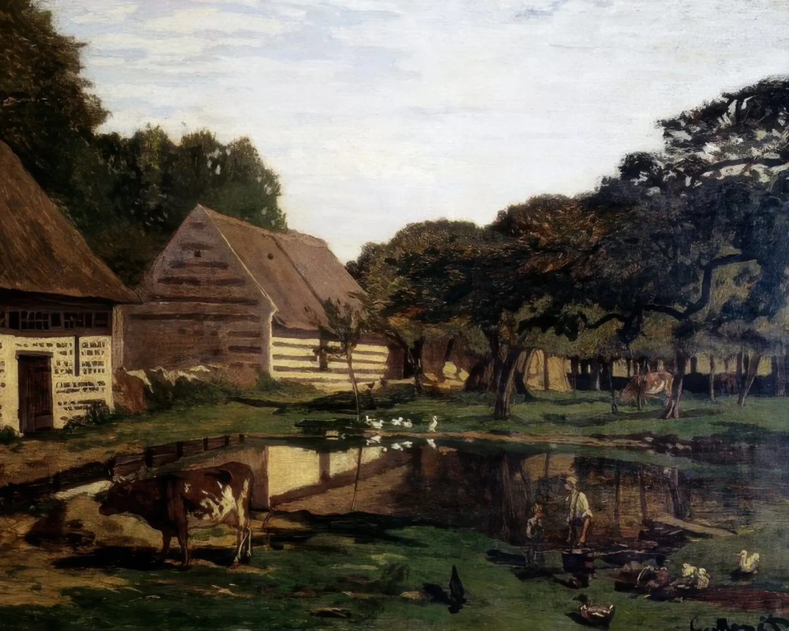 Claude Monet Un'aia in Normandia carta hahnemühle da clay bobby