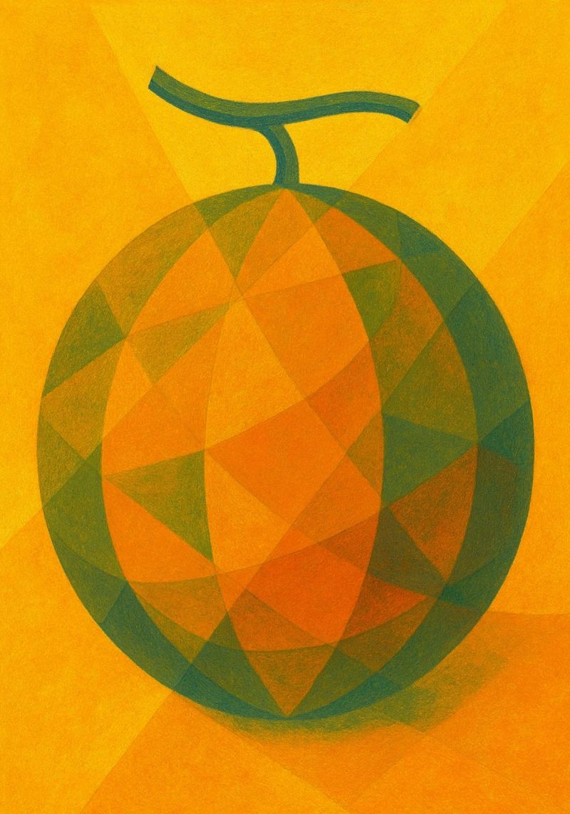 melone fantasia astratta a colori plexiglass da ameera