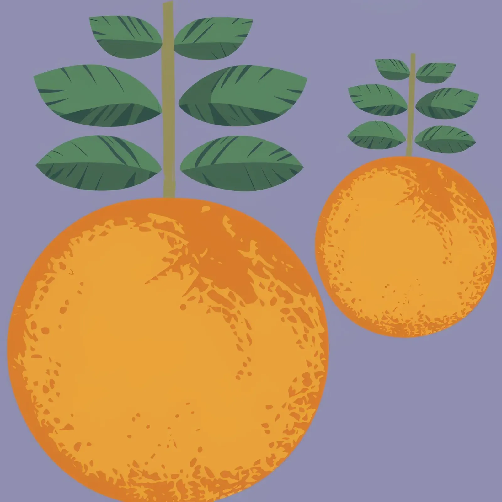 Sun-Kissed Orange Fields hahnemühle by Terra Tone