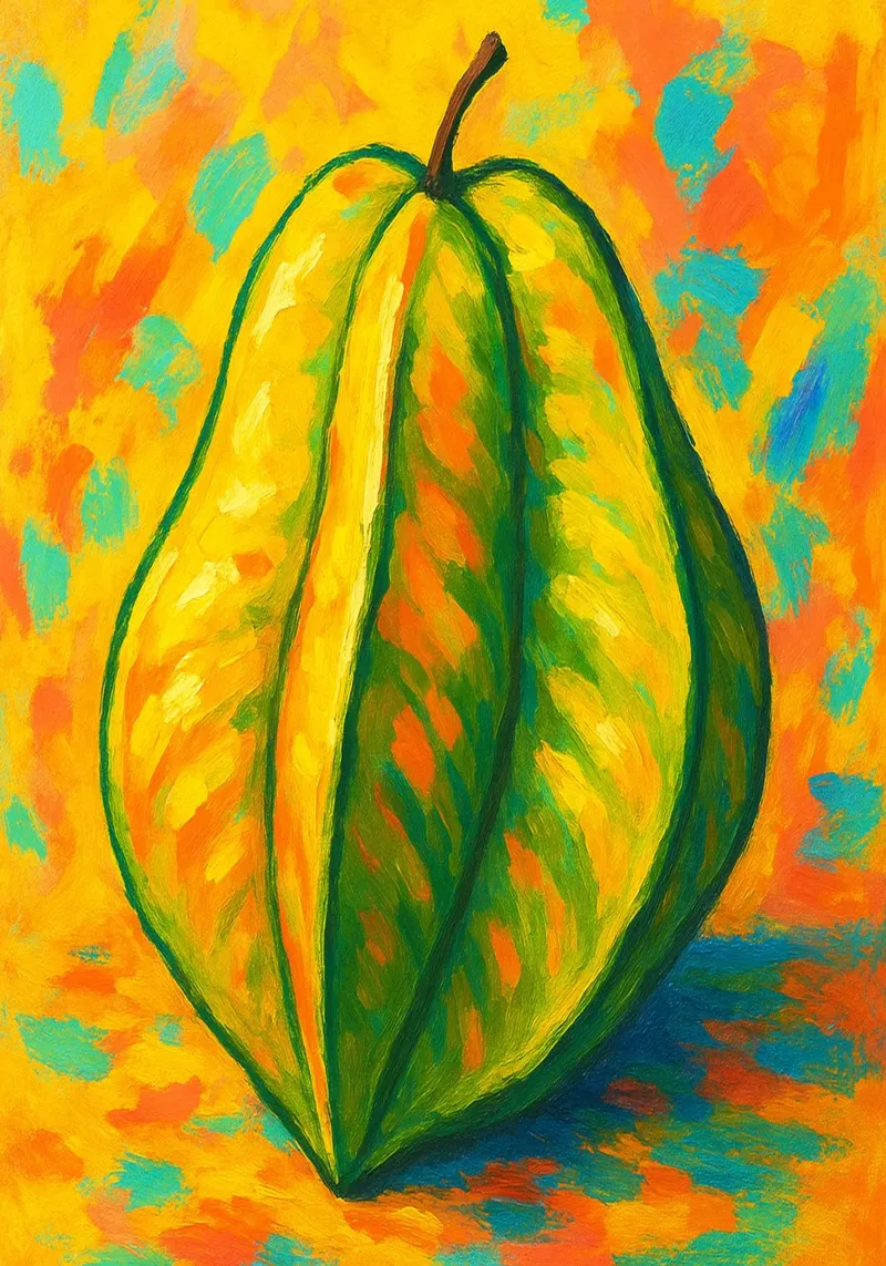 starfruit imaginación abstracta a todo color lámina retroiluminada de ameera