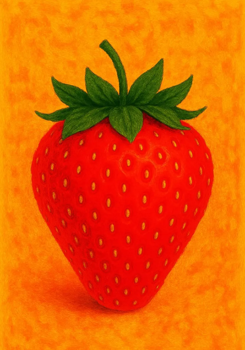 fragola fantasia astratta a colori carta hahnemühle da ameera