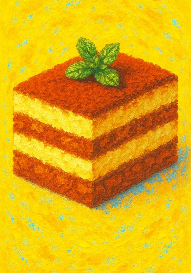 tiramisú imaginación abstracta a todo color metacrilato de ameera