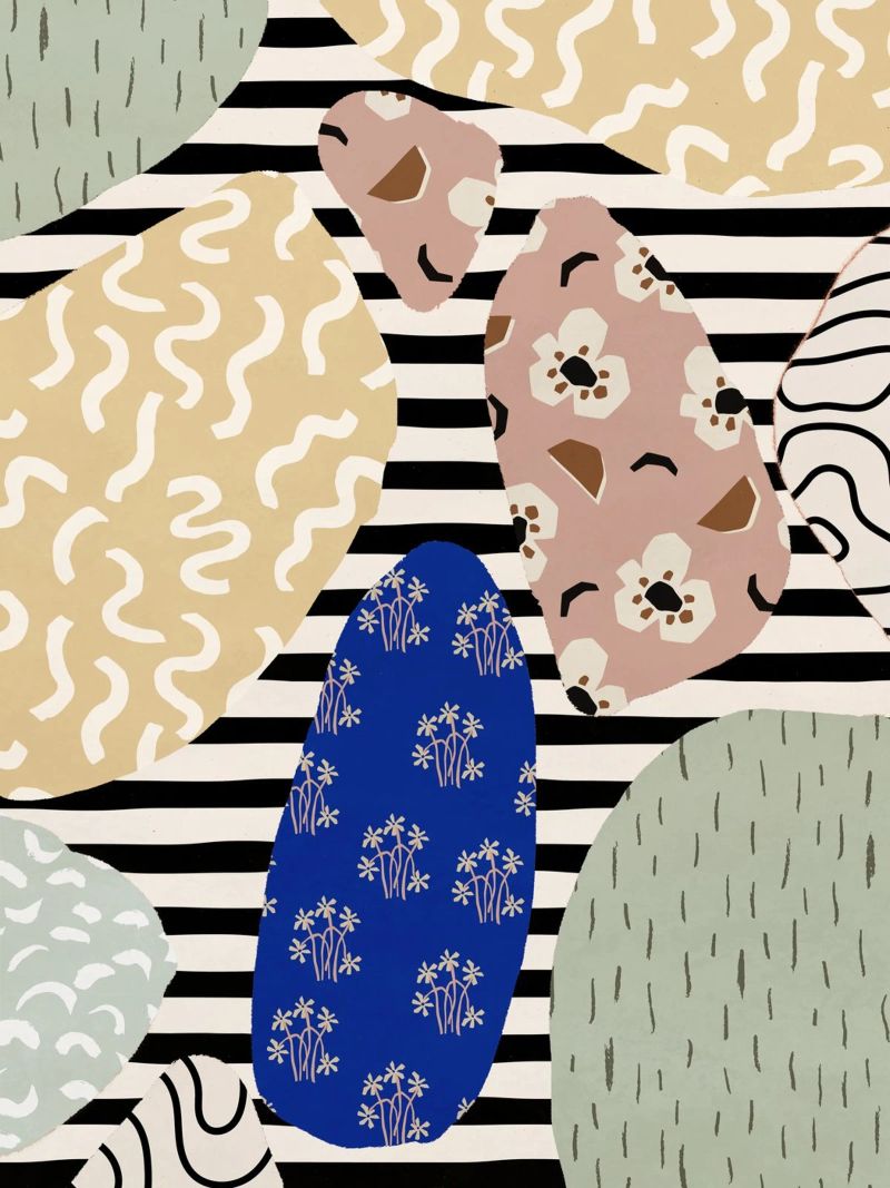 Stone Pattern canvas by treechild