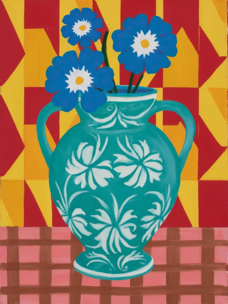 Bouquet Geometric Joy alluminio dibond da Terra Tone