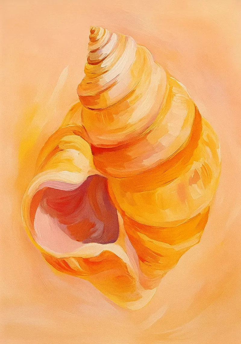 cronch shell abstract drawing ilustration canvas by danine