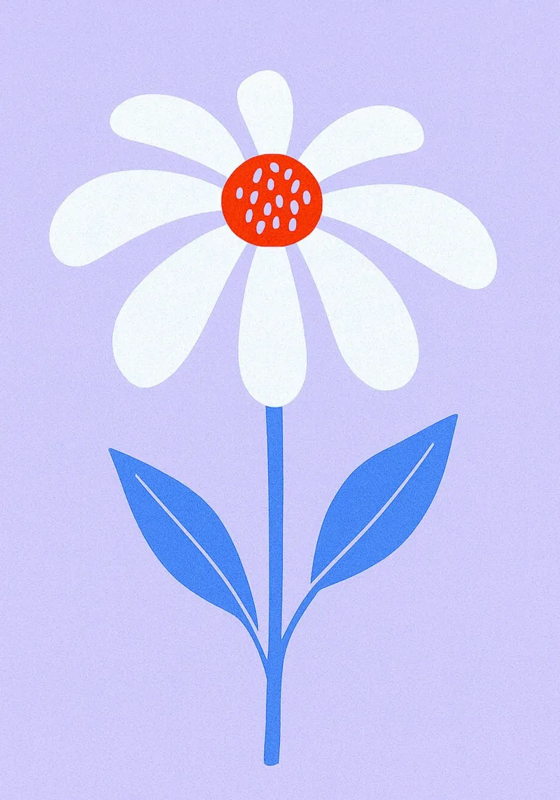 flower abstract drawing ilustration hahnemühle by danine